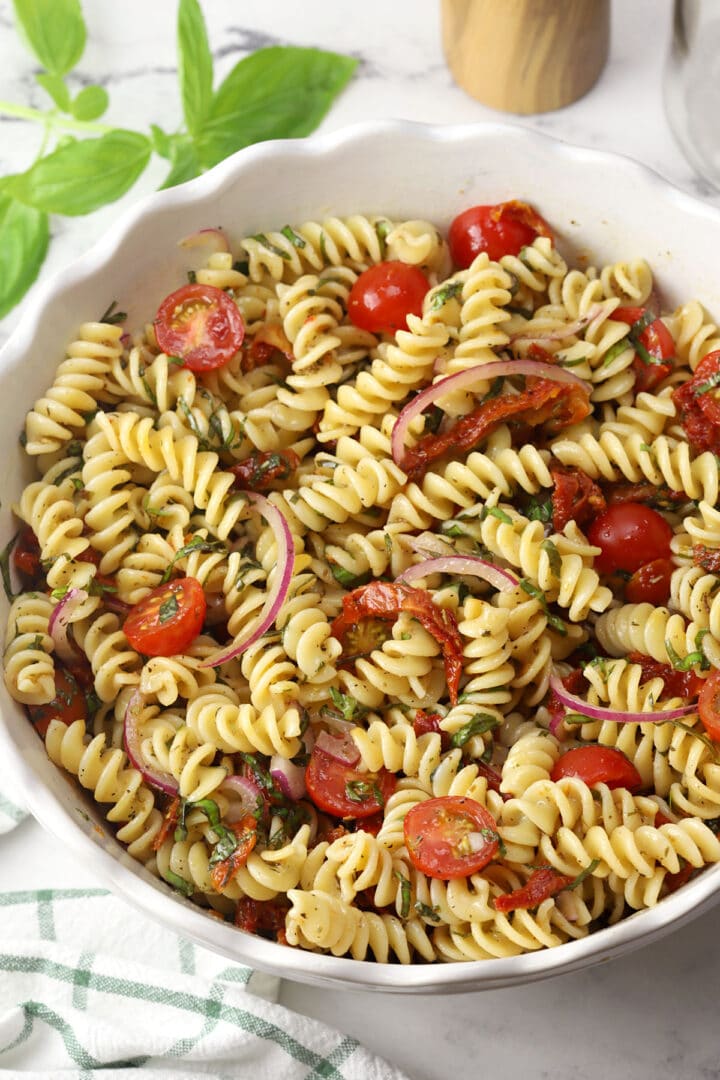 Sun-Dried Tomato Pasta Salad - The Toasty Kitchen