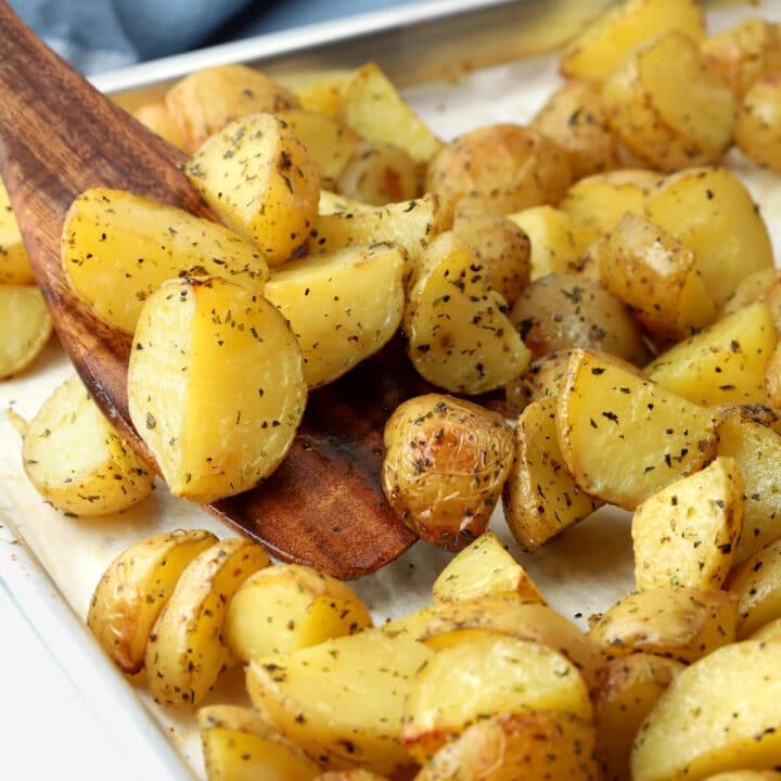 Cheesy Roasted Potatoes - The Toasty Kitchen