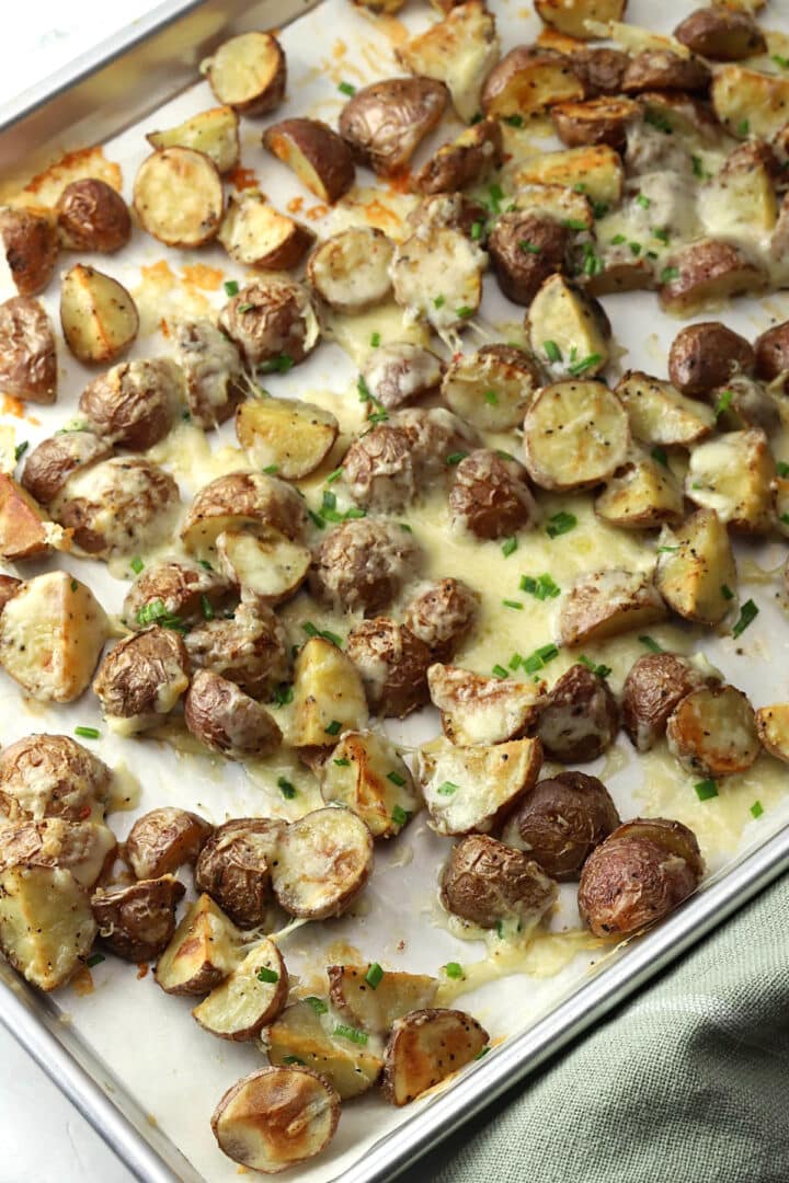 Cheesy Roasted Potatoes - The Toasty Kitchen