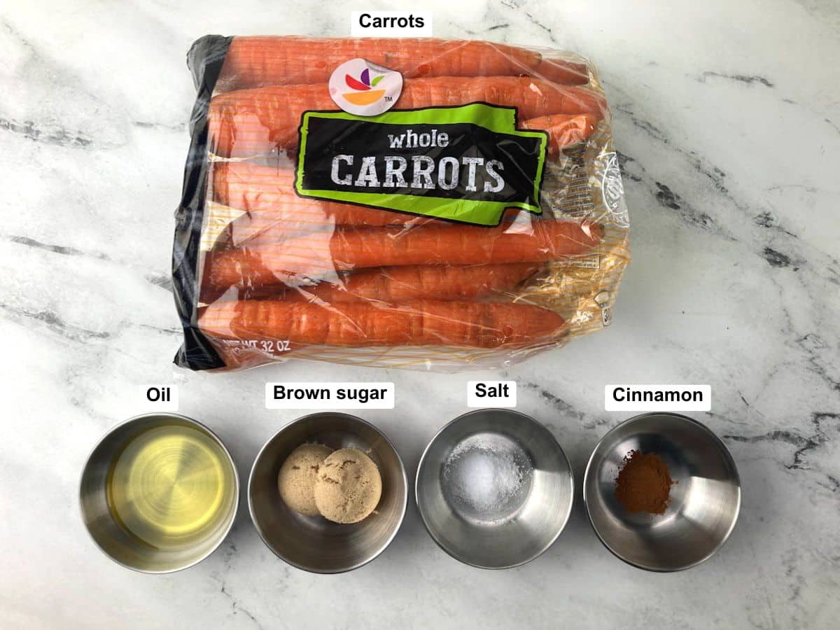 Ingredients on a counter top.
