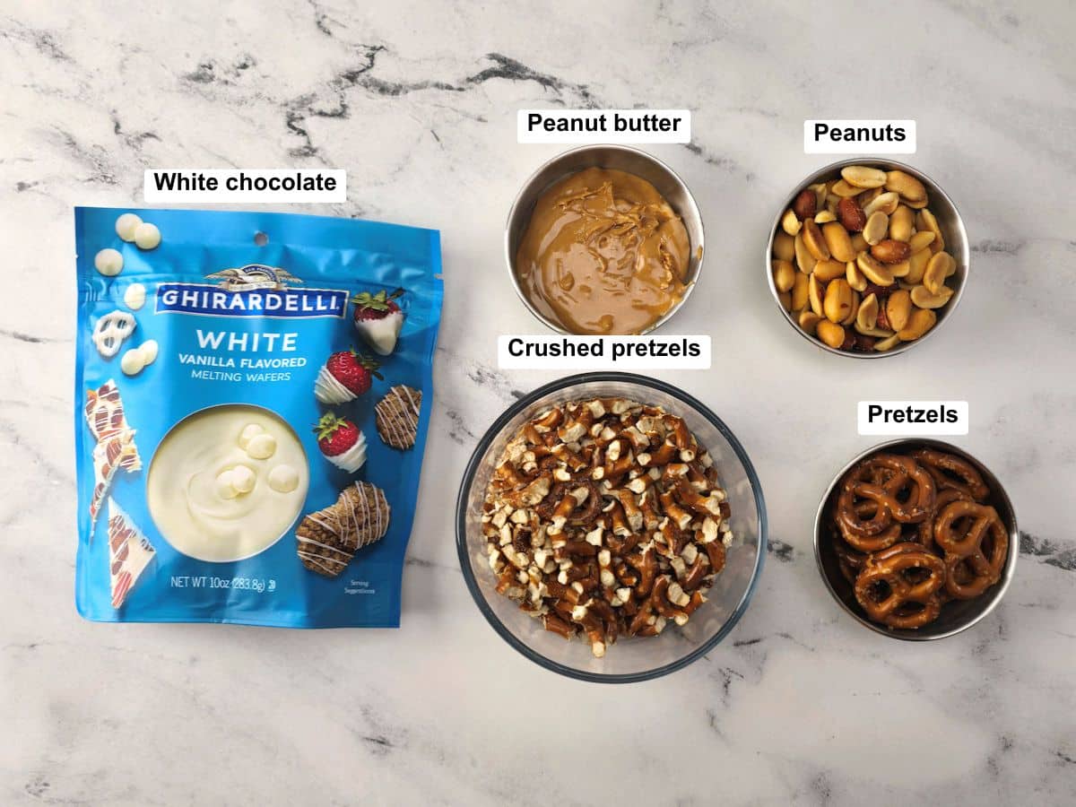 Ingredients on a counter top.