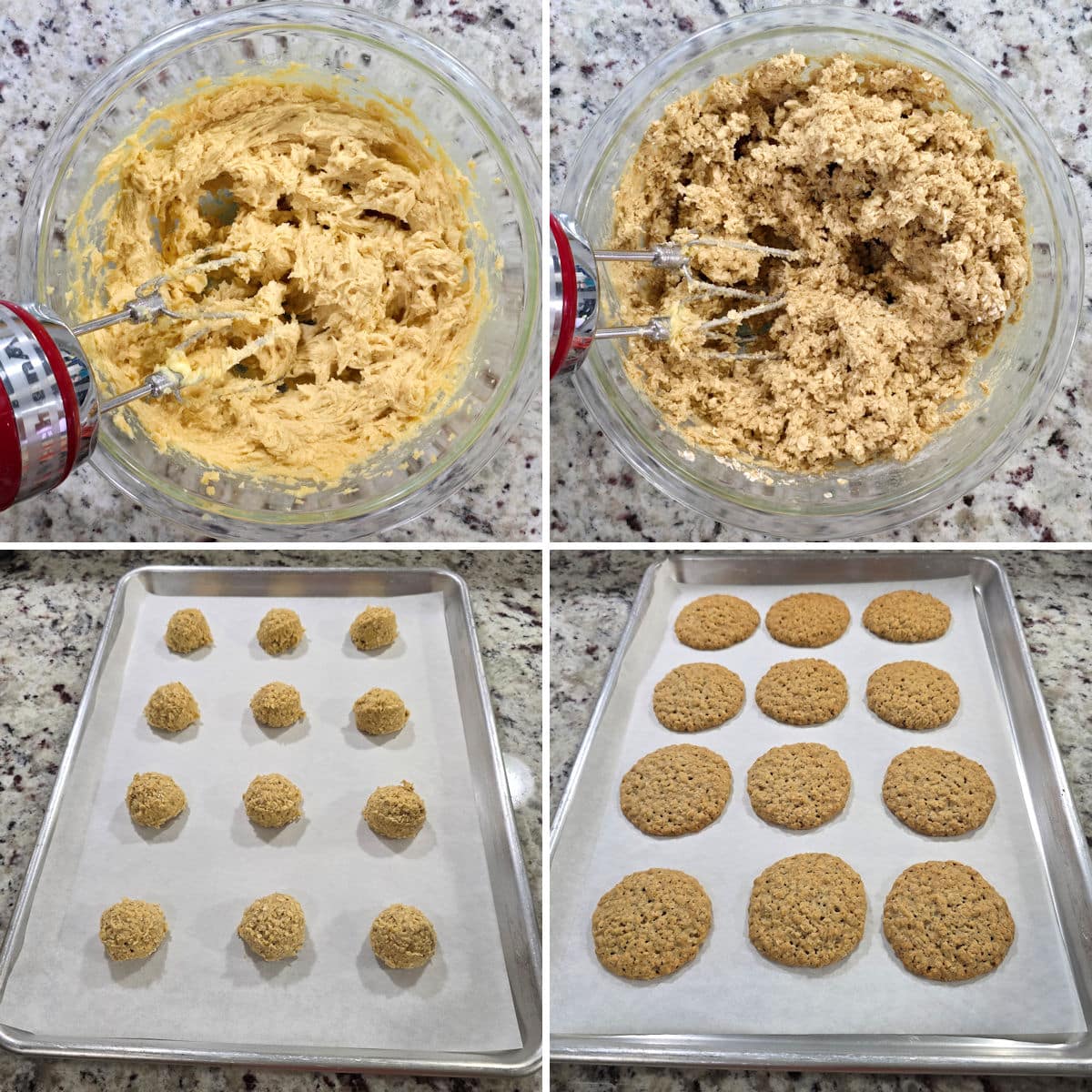 Making chai oatmeal sandwich cookies.