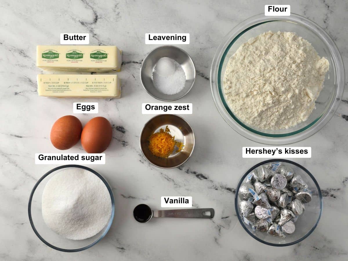 Ingredients on a counter top.