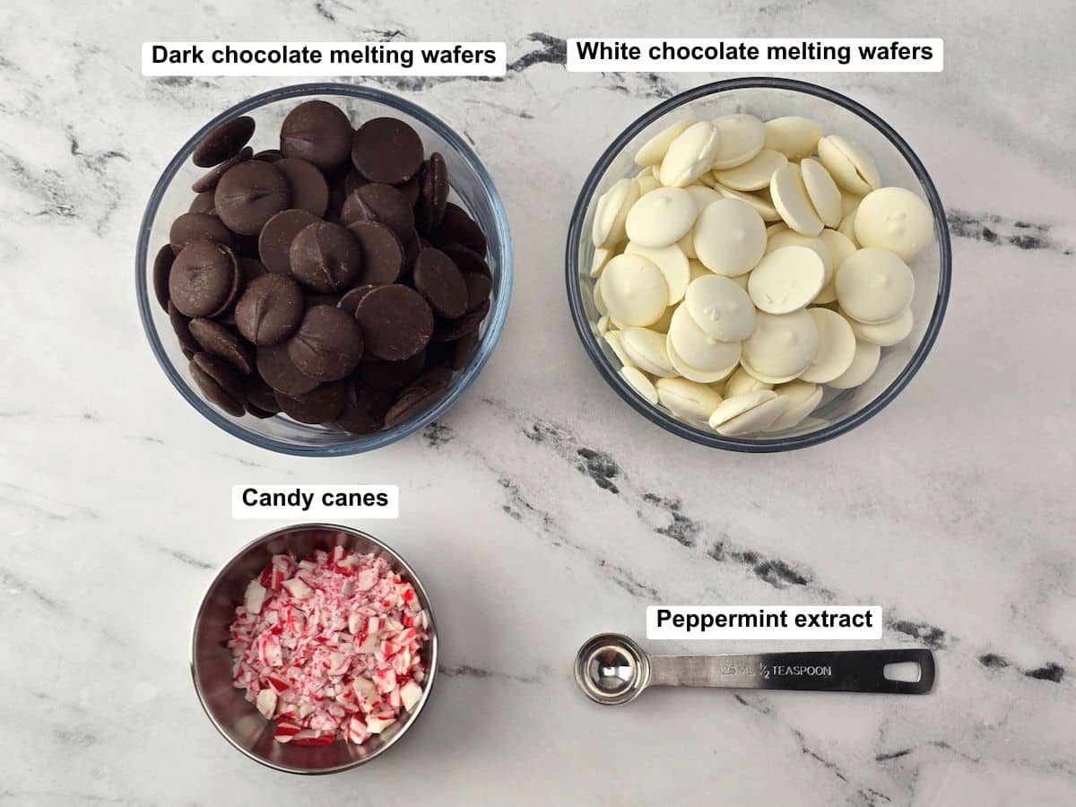 Ingredients on a counter top.