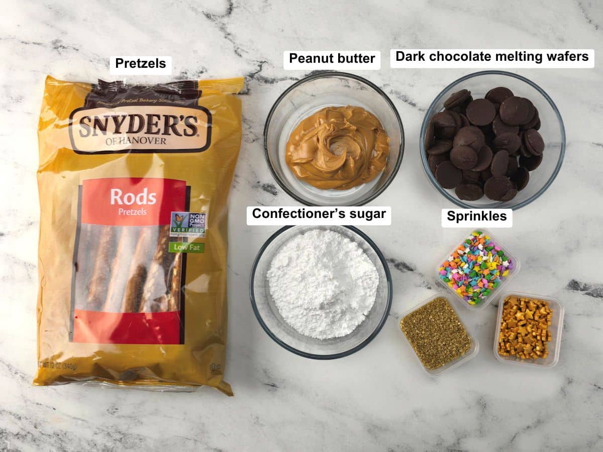 Ingredients on a counter top.