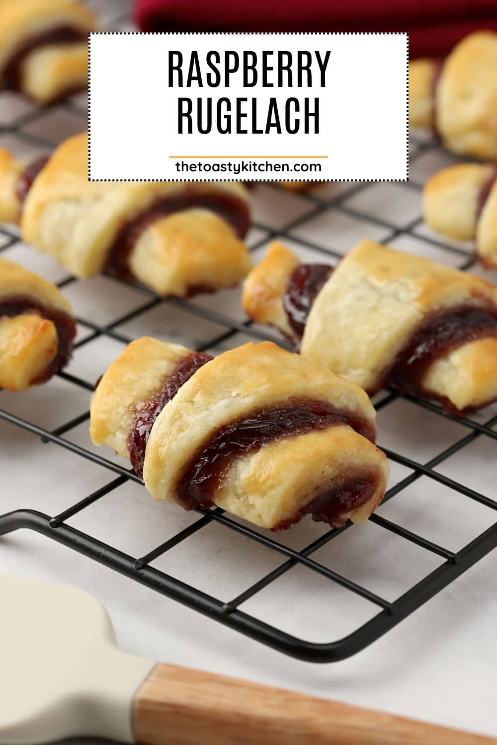 Raspberry Rugelach - The Toasty Kitchen
