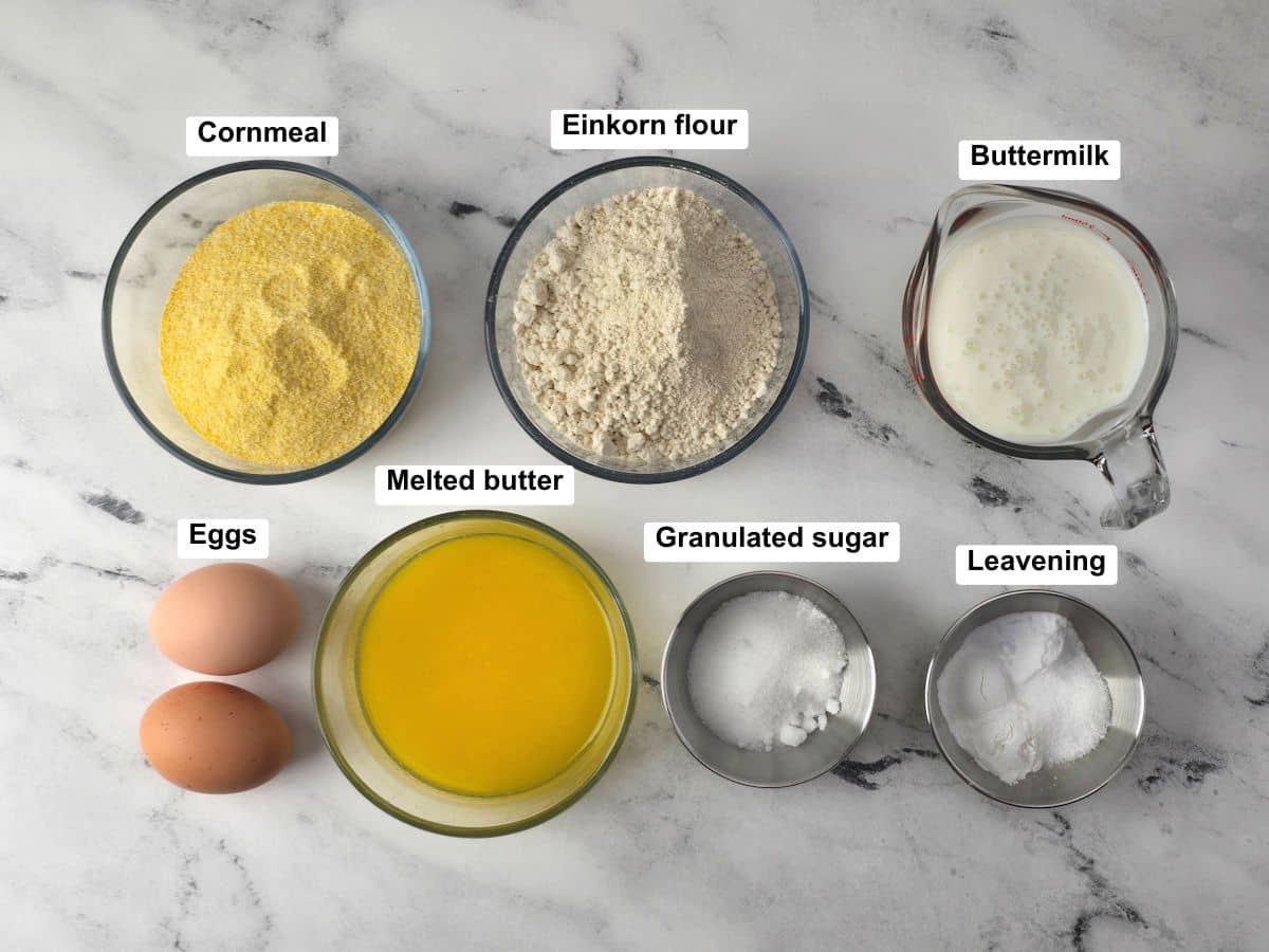 Ingredients on a counter top.