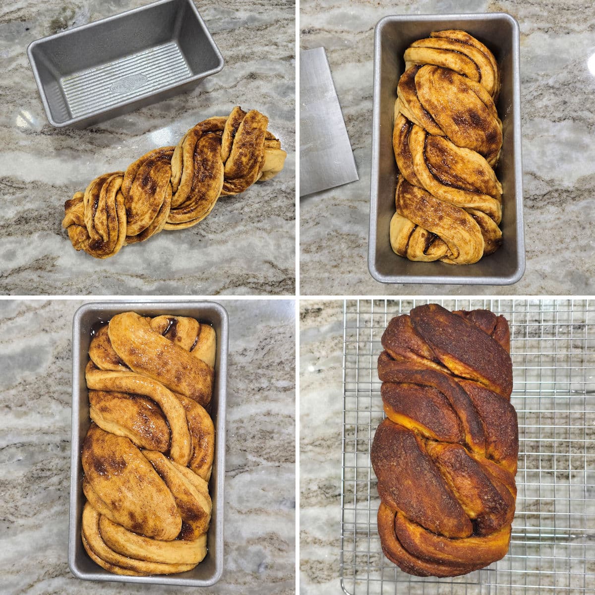 Baking pumpkin babka.